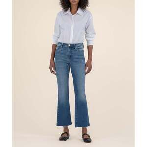 Kut from the Kloth Kelsey High Rise Ankle Flare, Petite Size 2P2P / Perceptual W